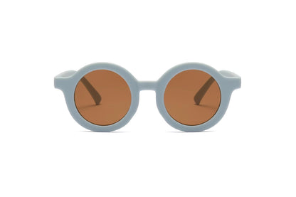 Children's Sunglasses Vintage Round Frame Sun Glasses - X2-Shopping
