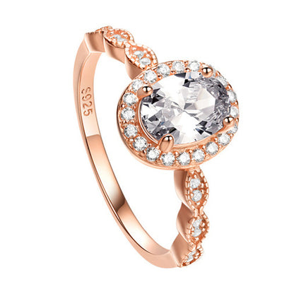Women's Retro Pattern Plated Alloy Ring