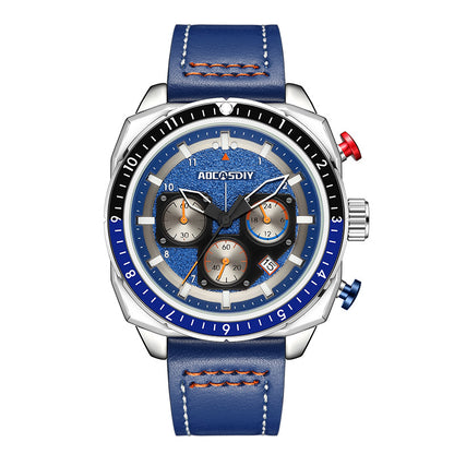 Sports And Leisure Multifunctional Luminous Waterproof Quartz Watch