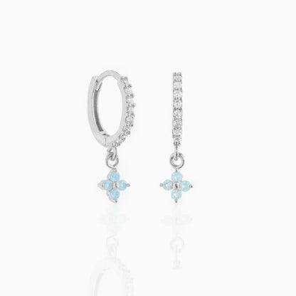 Small And Beautiful Flower Earrings Micro-inlaid Ear Clip