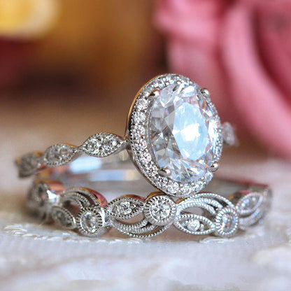 Women's Retro Pattern Plated Alloy Ring