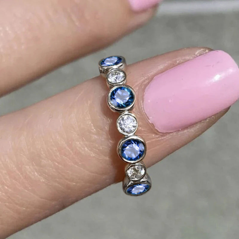 Zircon Gang Drill Refined And Simple Ring