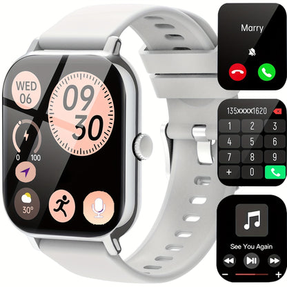 HD Large Screen Pedometer Heart Rate Monitoring Smart Watch