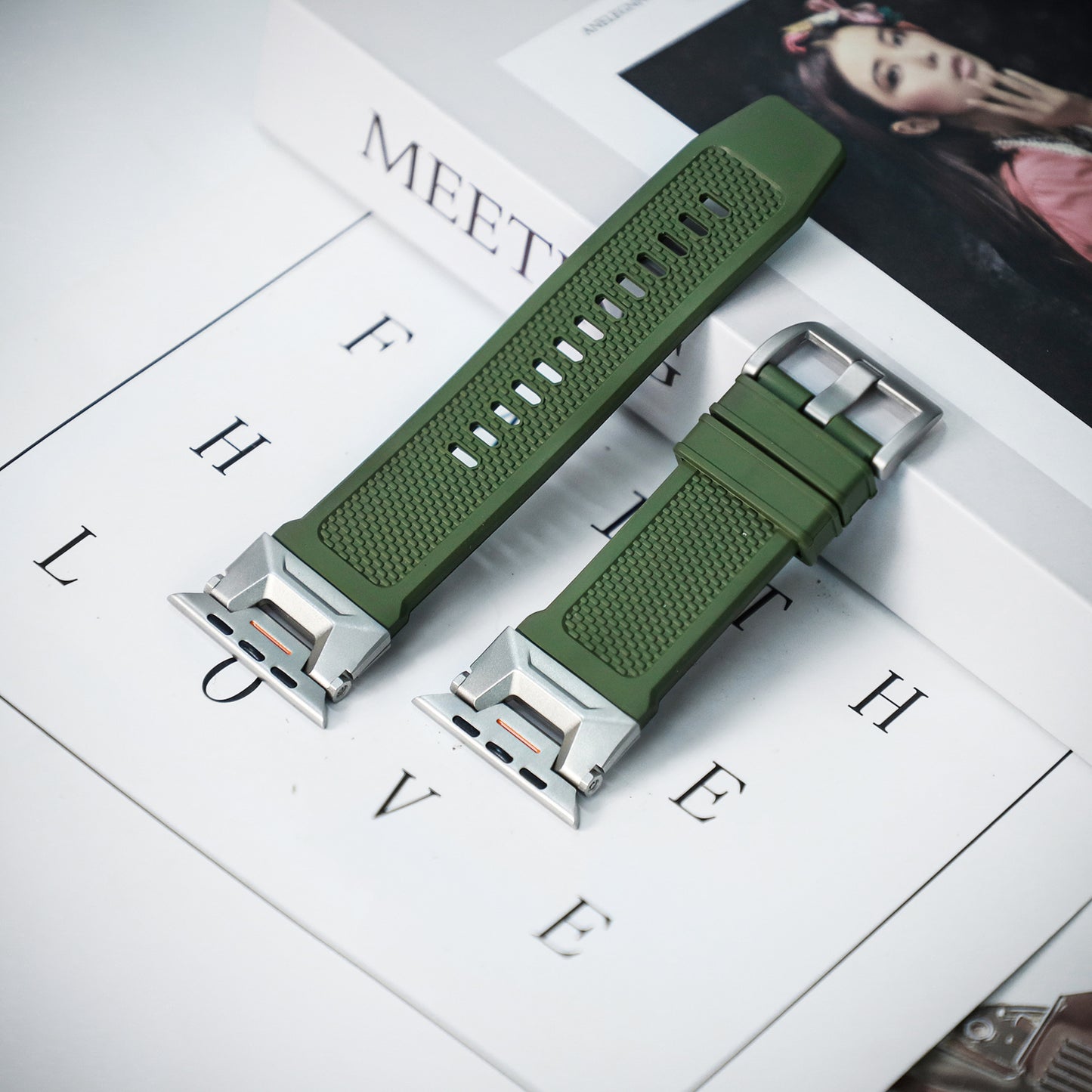 Outdoor Sports Pure Color All-matching Silicone Strap