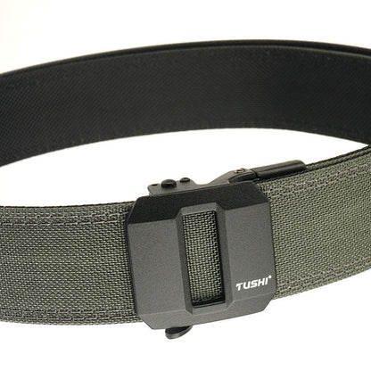 Double-layer Hardened Automatic Buckle Shooting Training Hanger Pistol Belt