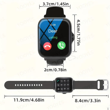 HD Large Screen Pedometer Heart Rate Monitoring Smart Watch