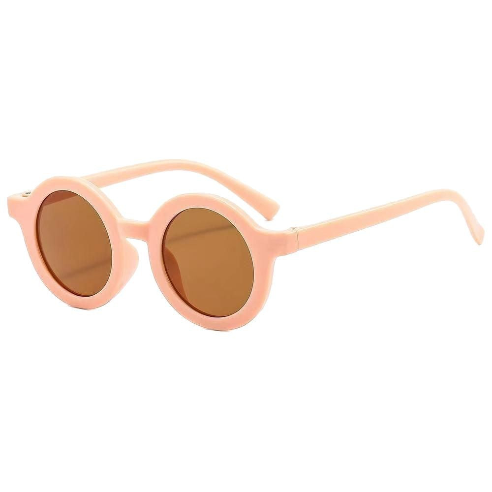 Children's Sunglasses Vintage Round Frame Sun Glasses - X2-Shopping