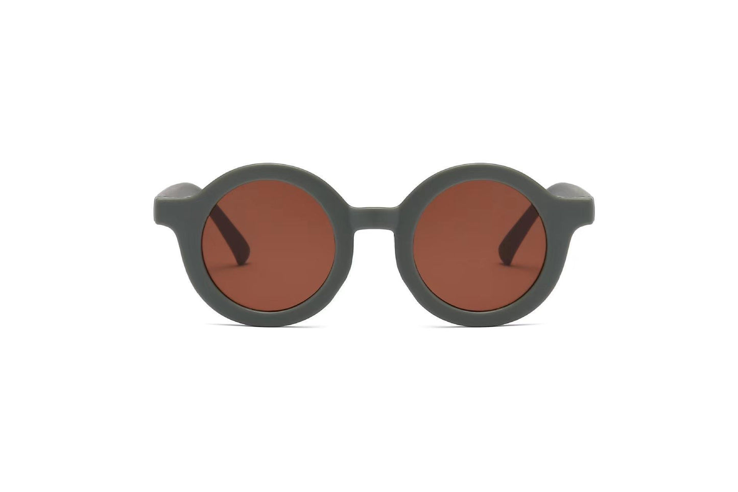 Children's Sunglasses Vintage Round Frame Sun Glasses - X2-Shopping