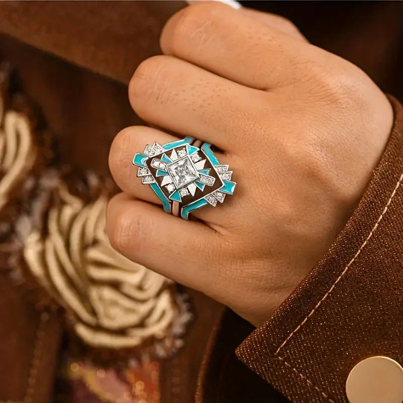 Female Retro Fashion Minimalism Personality Ring