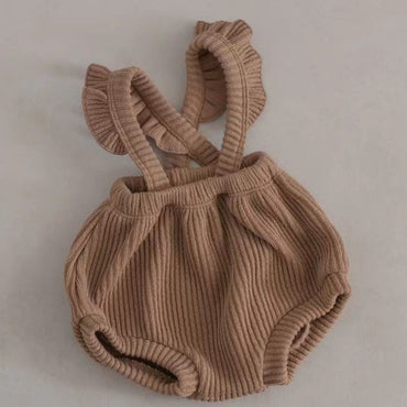Newborn Lace Overalls Infant Toddler Triangle Shorts