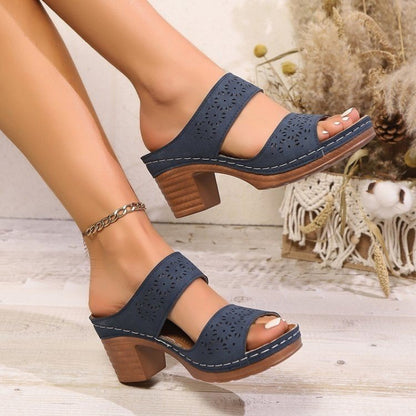 Plus Size Sandalen Atmungsaktiv Leicht Ein-Wort