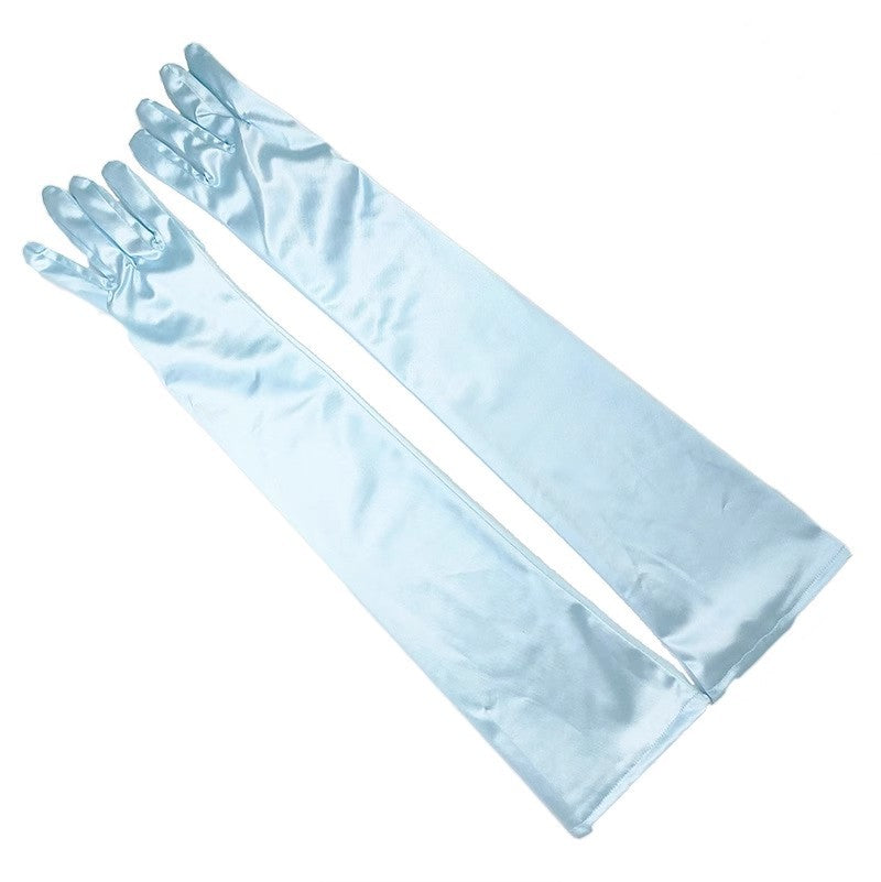 Fashion Satin Stretch Women's Halloween Gloves