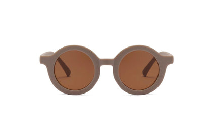 Children's Sunglasses Vintage Round Frame Sun Glasses - X2-Shopping