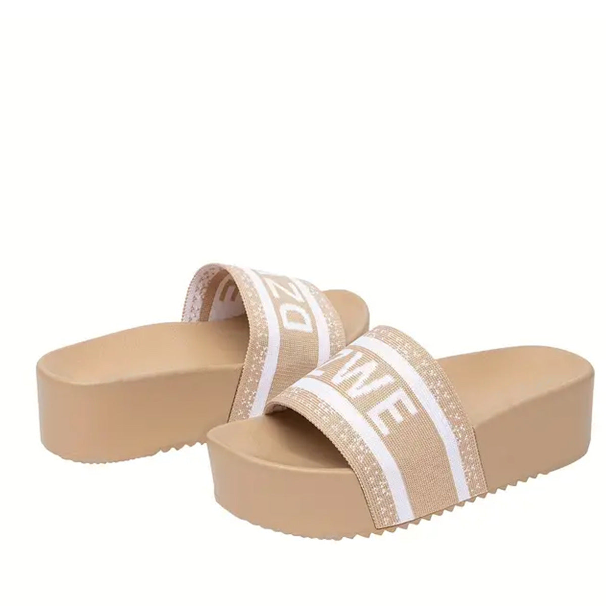 High-End-Mode Französisch Strand Urlaub Plattform Damen Sandalen Hausschuhe