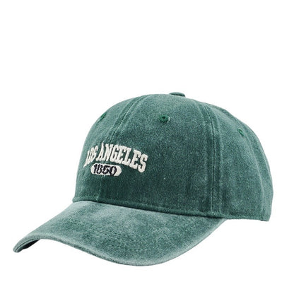 Retro Personalized Washed Distressed Letters Embroidered Peaked Cap