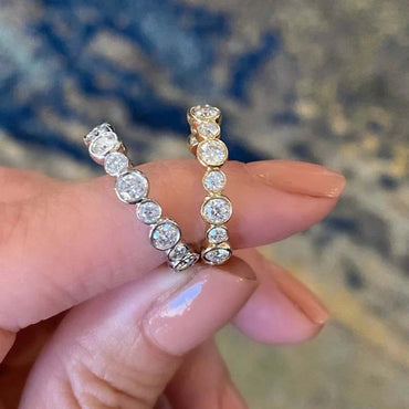 Zircon Gang Drill Refined And Simple Ring
