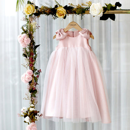 Baby Mädchen Prinzessin Kleid Blumenmädchen Hochzeit Puffy Garn Kleid