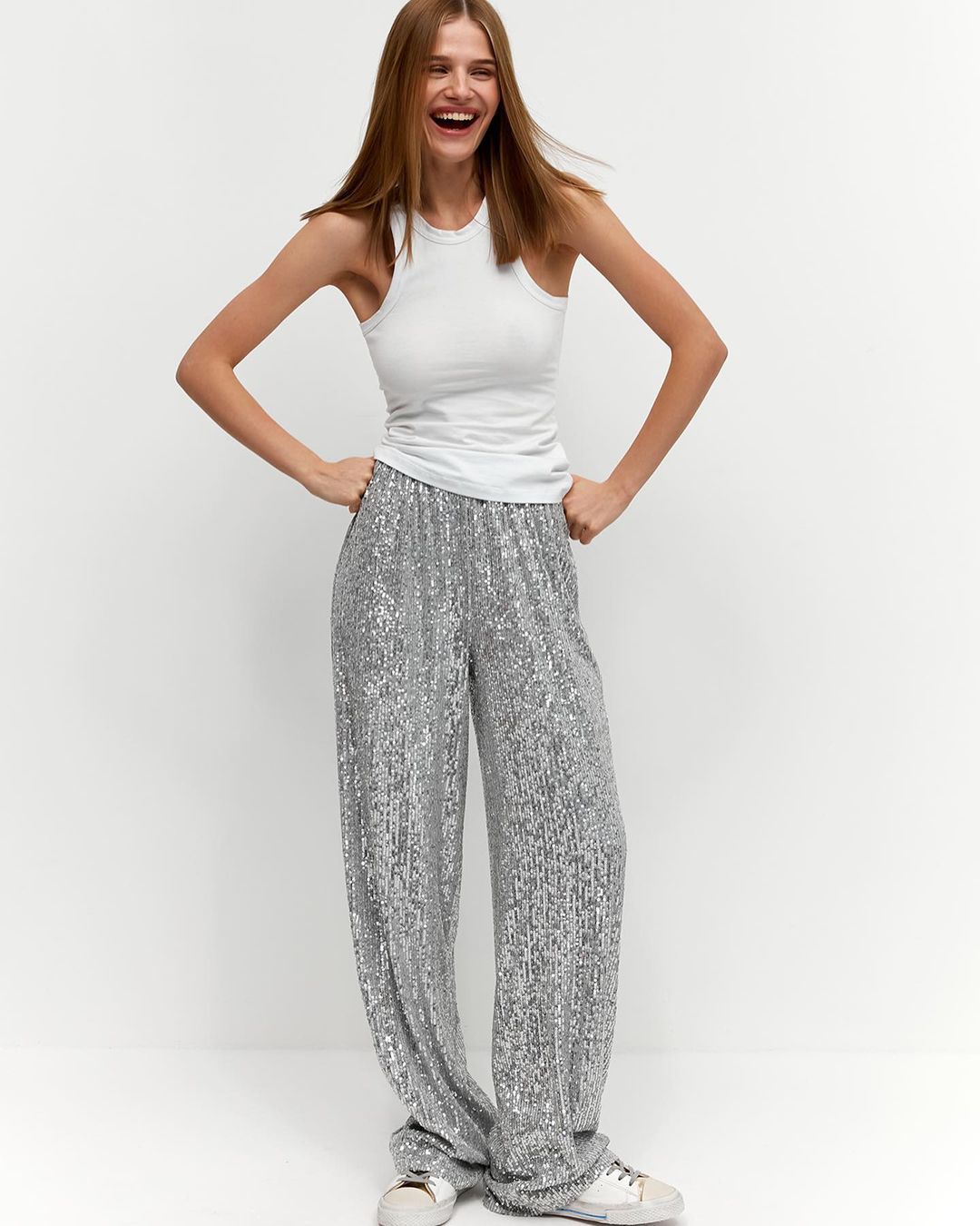 Loose Women's Wear Wide Leg Pants Fashion Straight - X2-Shopping