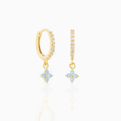 Small And Beautiful Flower Earrings Micro-inlaid Ear Clip