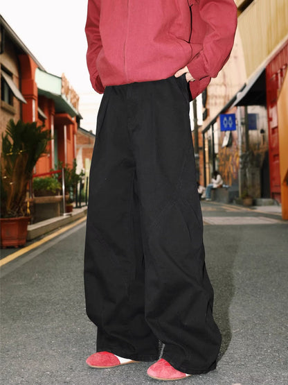 American High Street Pleated Straight Men's Loose All-matching Pants