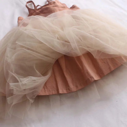 Süßes Prinzessinnenkleid zum Schnüren für Kinder