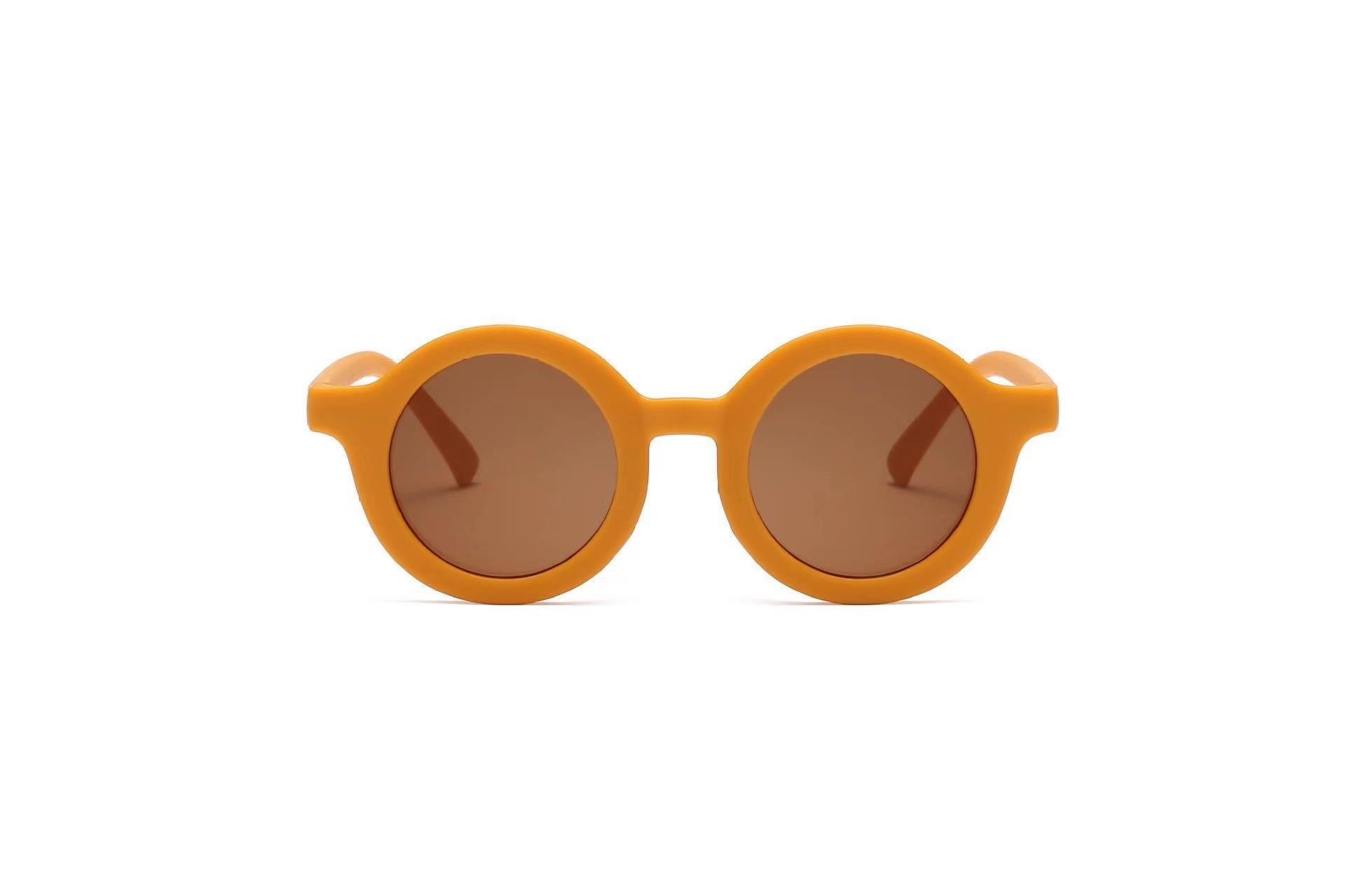 Children's Sunglasses Vintage Round Frame Sun Glasses - X2-Shopping