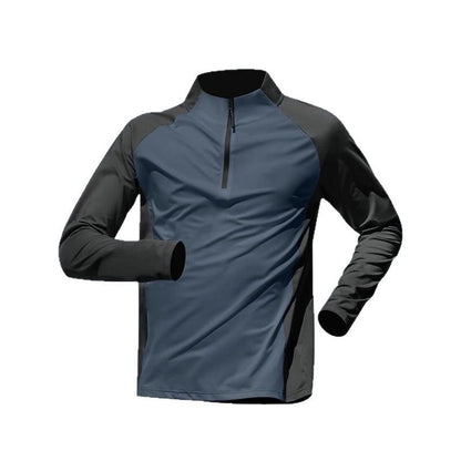 Half Zipper Training Wear Men's Quick Drying Clothes Long Sleeve Trousers Suit