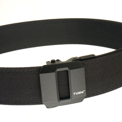 Double-layer Hardened Automatic Buckle Shooting Training Hanger Pistol Belt