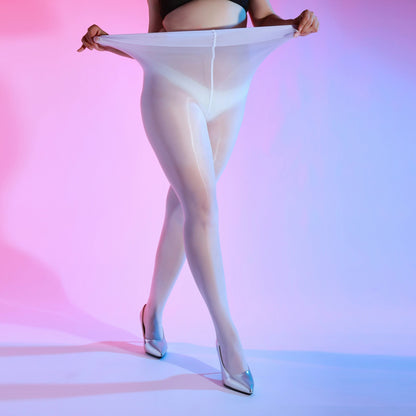 Tight Base Leg Shaping Plump Girls Horse Oil Stockings