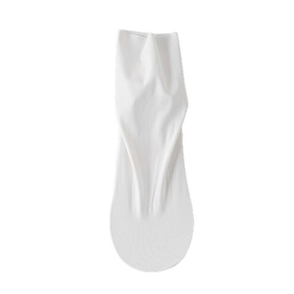 Couple Ice Silk Thigh High Socks Cotton Base Sweat-absorbent