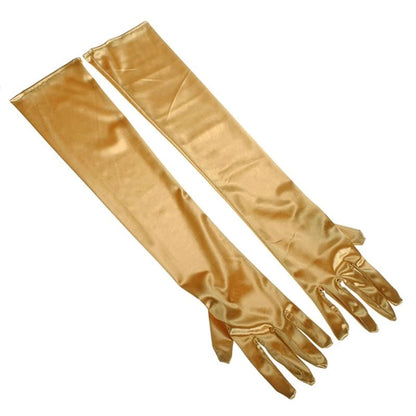 Fashion Satin Stretch Women's Halloween Gloves