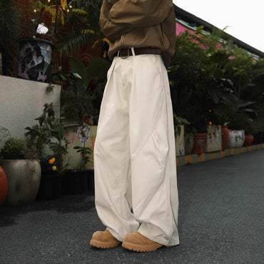 American High Street Pleated Straight Men's Loose All-matching Pants
