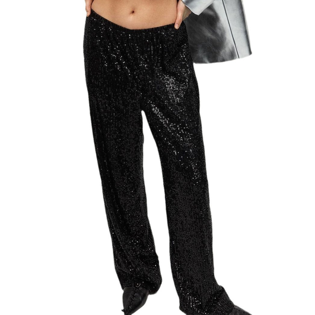 Loose Women's Wear Wide Leg Pants Fashion Straight - X2-Shopping
