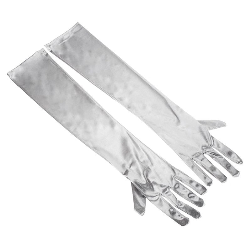 Fashion Satin Stretch Women's Halloween Gloves