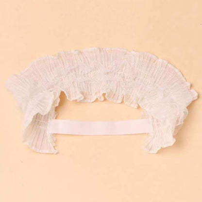 Kinder Spitze Dekor Hut Sommer Dünne Prinzessin Pflege Tür Bogen Baby Mädchen Haar Band