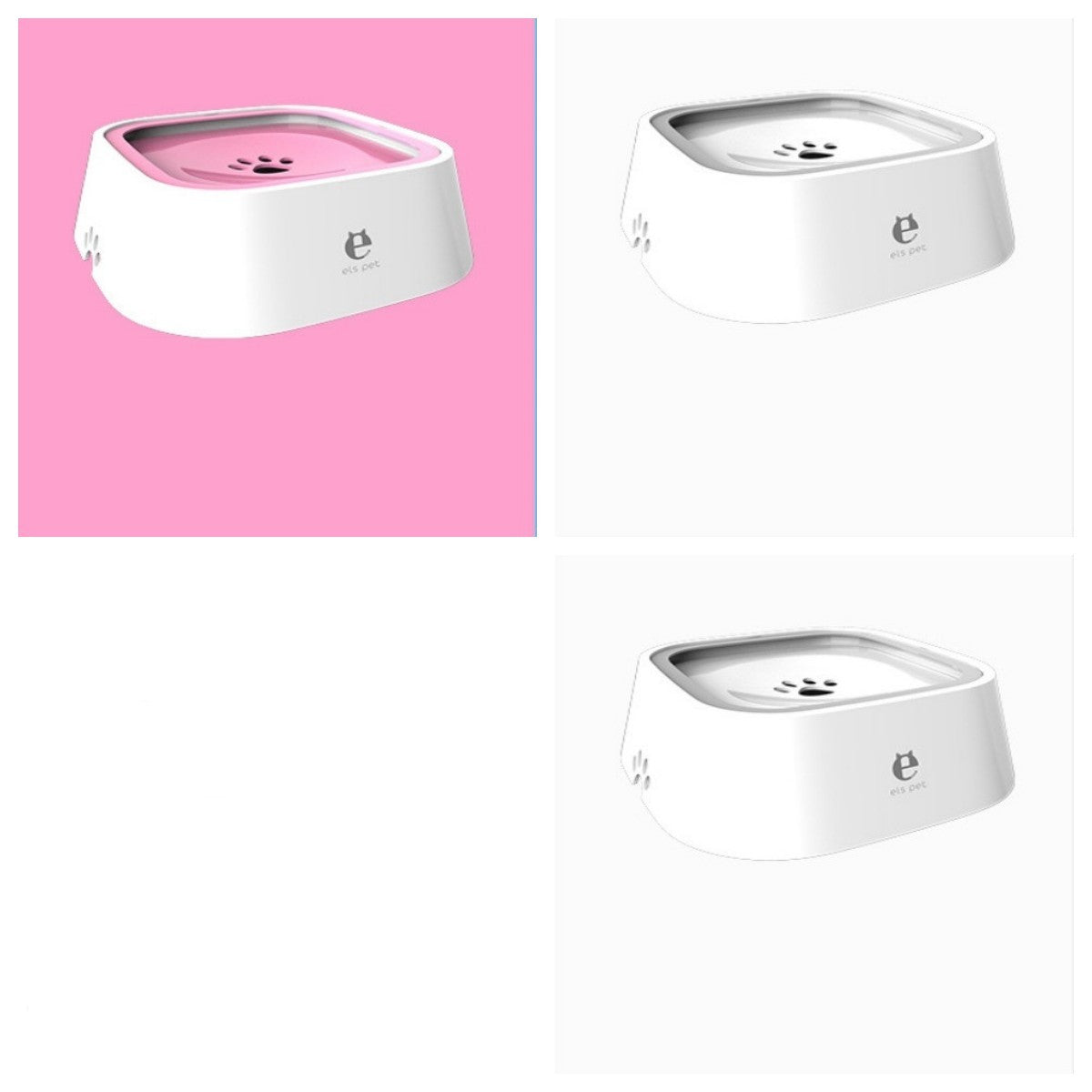 1.5L Cat Dog Water Bowl Carried Floating Bowl Anti-Overflow Slow Water Feeder Dispenser Pet Fountain ABS&PP Dog Supplies - X2-Shopping