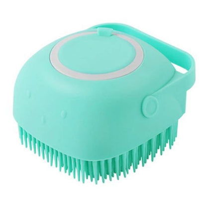 Silicone Dog Bath Massage Gloves Brush Pet Cat Bathroom Cleaning Tool Comb Brush For Dog Can Pour Shampoo Dog Grooming Supplies - X2-Shopping