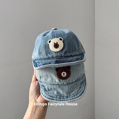 Small-month Baby Peaked Cap Spring And Autumn Denim Sunshade