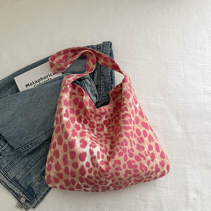 Simple Large Capacity Urban Fashion Leopard Print Shoulder Messenger Bag