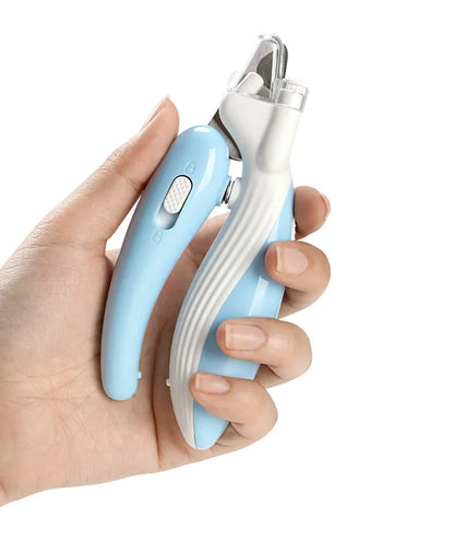 Pet Nail Clippers Dog Nail Clippers Cat Nail Clippers LED Electric Nail Grinder Pet Supplies LED Light Pet Nail Clippers - X2-Shopping