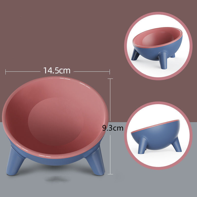 Cat Dog Bowl With Stand Pet Feeding Food Bowls Dogs Bunny Rabbit Nordic Color Feeder Product Supplies Pet Accessories - X2-Shopping
