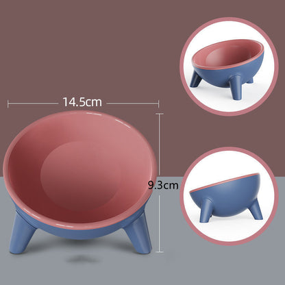 Cat Dog Bowl With Stand Pet Feeding Food Bowls Dogs Bunny Rabbit Nordic Color Feeder Product Supplies Pet Accessories - X2-Shopping