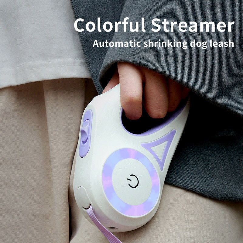 Dog Leash Retractable Leash And Dog Collar Spotlight Automatic Pet Dog Cat Traction Rope For Small Medium Dogs Pet Product - X2-Shopping
