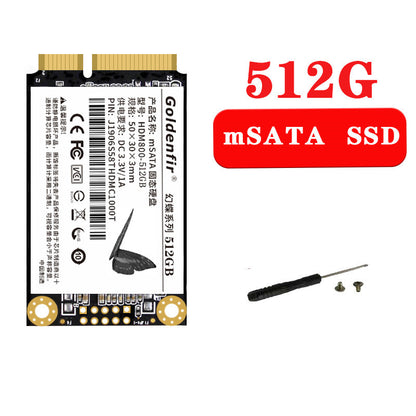 محرك أقراص الحالة الصلبة الجديد تمامًا بسعة 512 جيجابايت للكمبيوتر المحمول المكتبي العالمي Mini SATA SSD الأصلي