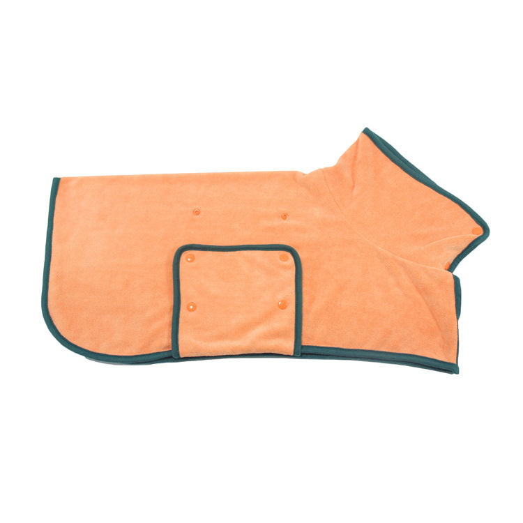Absorbent Pet Bathrobe With Waist-wrapped Microfiber - X2-Shopping