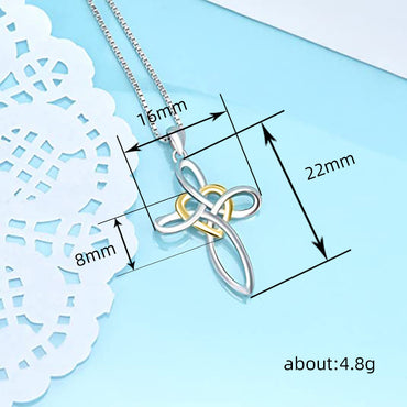 Simple Cold Style Necklace Chinese Knot Women