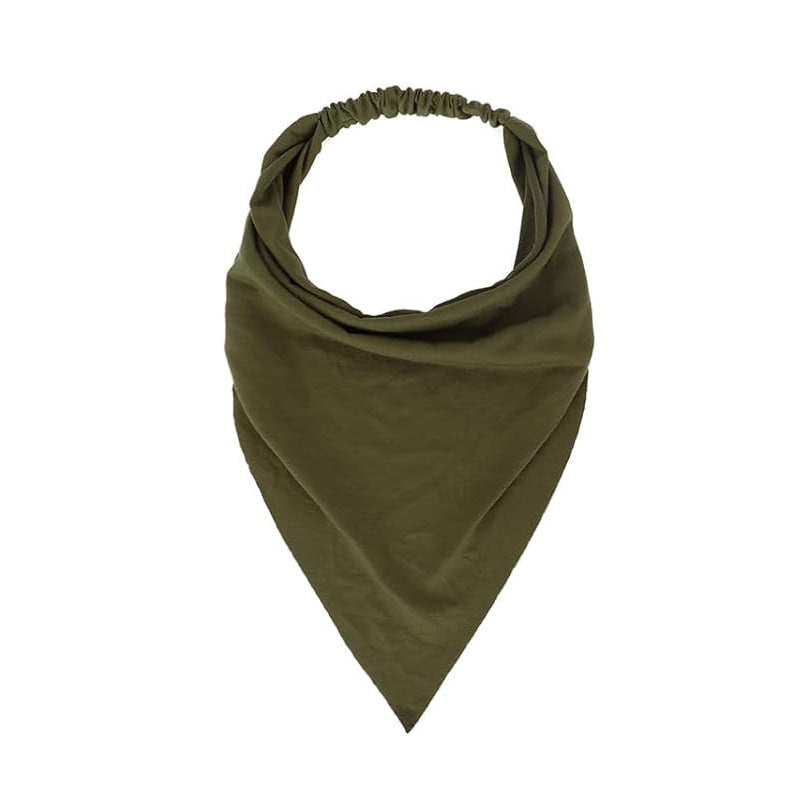 Triangle Shawl Women's Pure Color Comfort All-match High Elastic - X2-Shopping