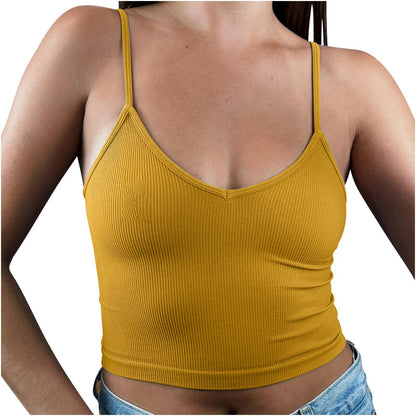 Comfort Casual Solid Color Sleeveless Sports Vest