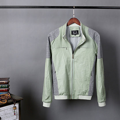 Men's Thin Linen Jacket Fashionable And Comfortable