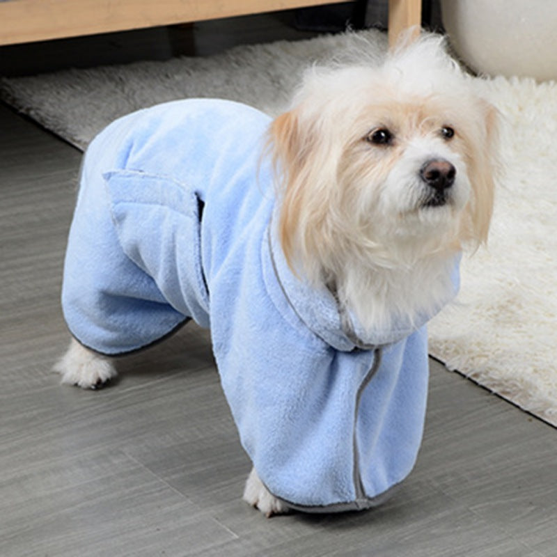 Quick-drying Pet Absorbent Towel Dog Bathrobe Pet Dog Bath Towel For Dogs Cats Microfiber Absorbent Pet Drying Towel Pet Supplies Pet Products - X2-Shopping